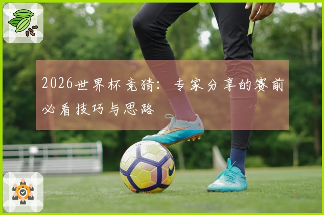 2026世界杯竞猜：专家分享的赛前必看技巧与思路