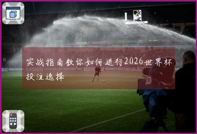 实战指南教你如何进行2026世界杯投注选择